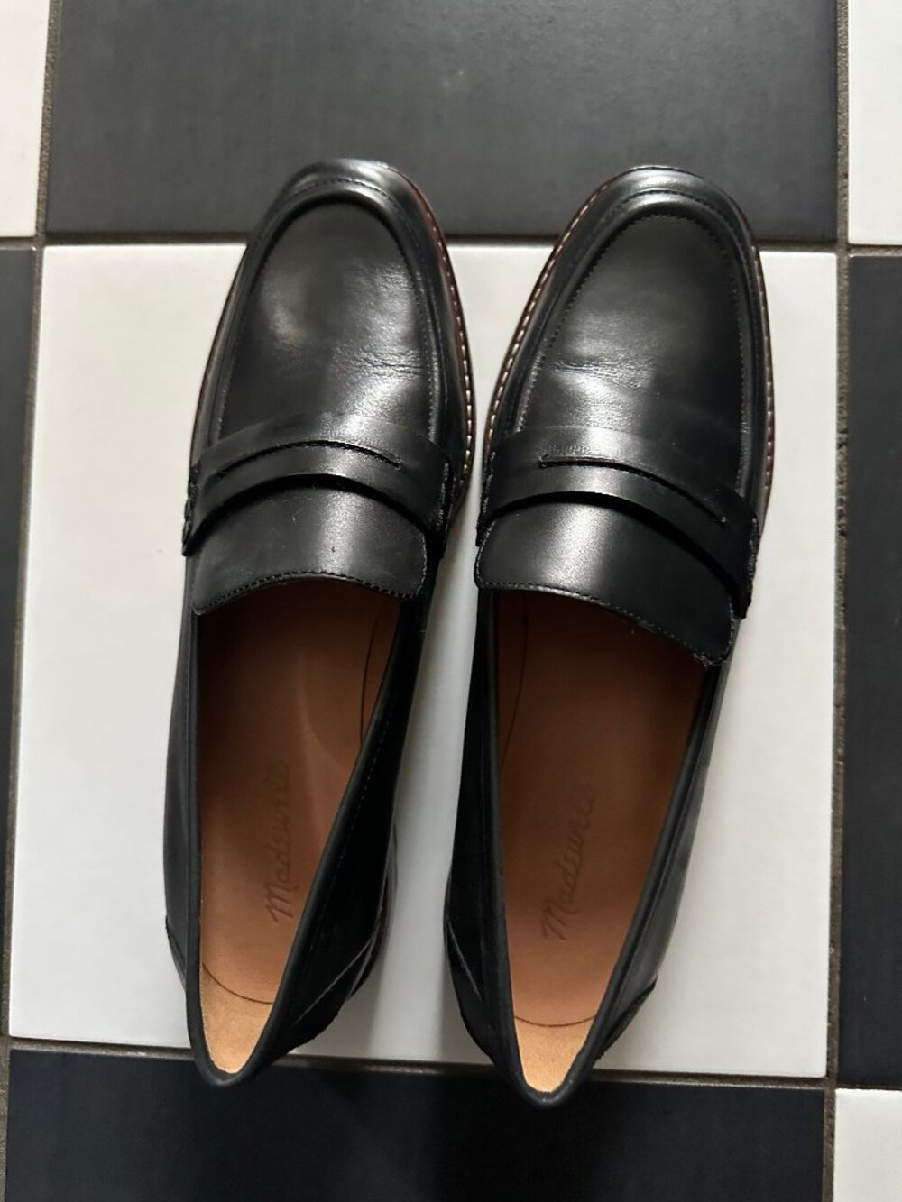 Madewell Corinne Lugsole Loafers, Black, Size 10.5 NWOT - Picture 4 of 5